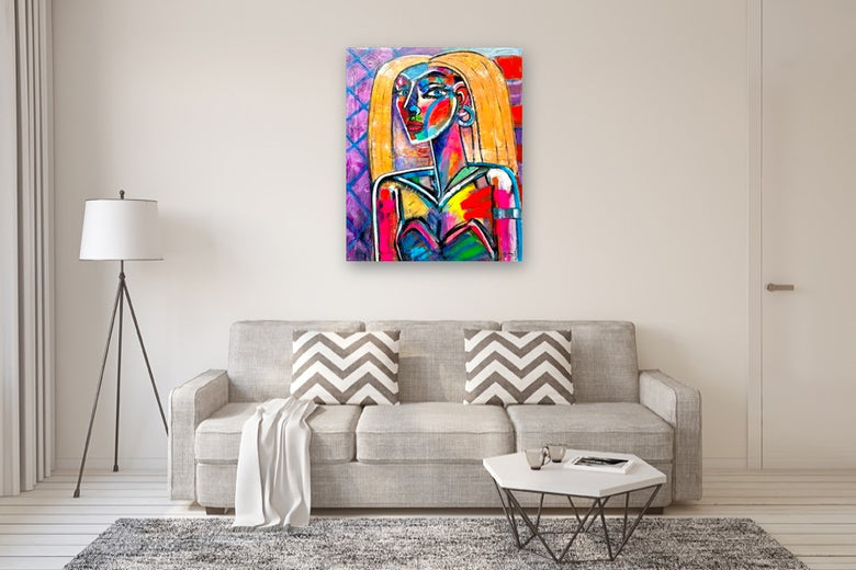 Variations of Gold by Allen Wittert |  In Room View of Artwork 