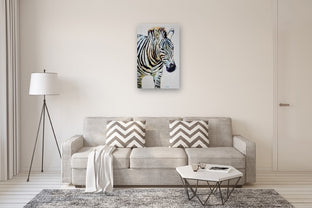 Black and White in Color by Chris Wagner |  Side View of Artwork 