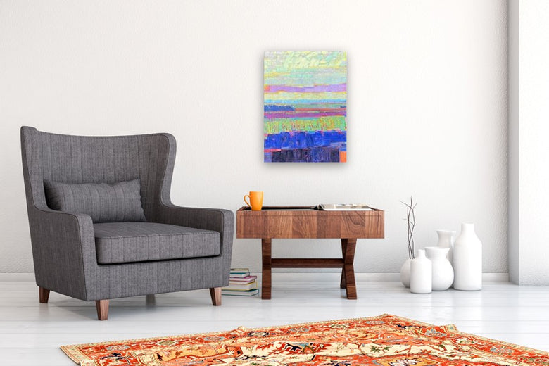 New Begining Series-2 by Srinivas Kathoju |  In Room View of Artwork 