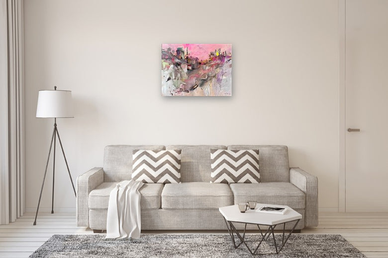 The City Breathes by Allen Wittert |  In Room View of Artwork 
