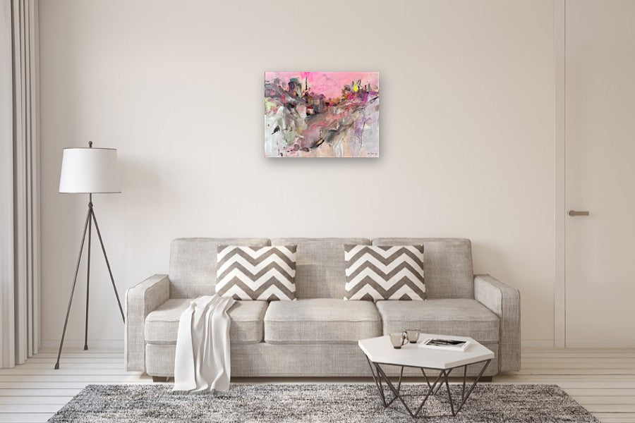 The City Breathes by Allen Wittert |  In Room View of Artwork 