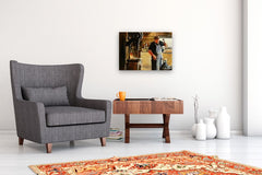 Original art for sale at UGallery.com | Hammer and Anvil by Onelio Marrero | $1,150 | oil painting | 18' h x 24' w | thumbnail 5