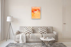 Original art for sale at UGallery.com | Hello Summer! by Karen Hansen | $1,625 | acrylic painting | 30' h x 22' w | thumbnail 5