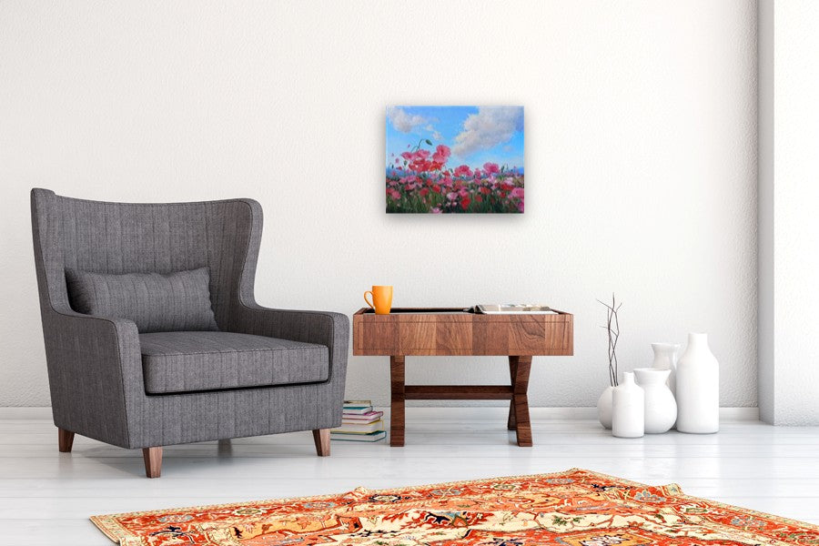 Poppy Dream by Viktoria Majestic |  In Room View of Artwork 
