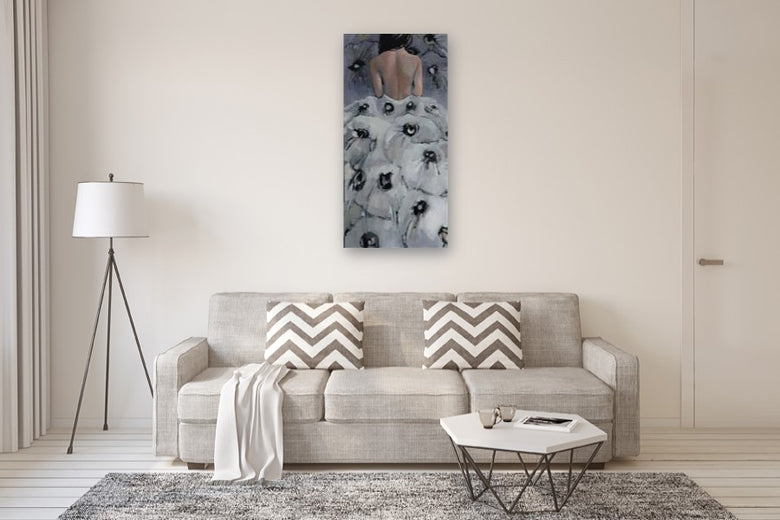 Layered Beauty - Commission by Mary Pratt |  In Room View of Artwork 