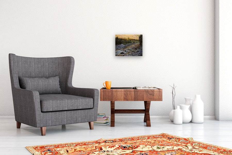 Fall Evening Current by Hugh Masterson |  In Room View of Artwork 