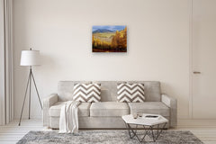 Original art for sale at UGallery.com | Fall Forest by Shuxing Fan | $1,575 | oil painting | 22' h x 28' w | thumbnail 5