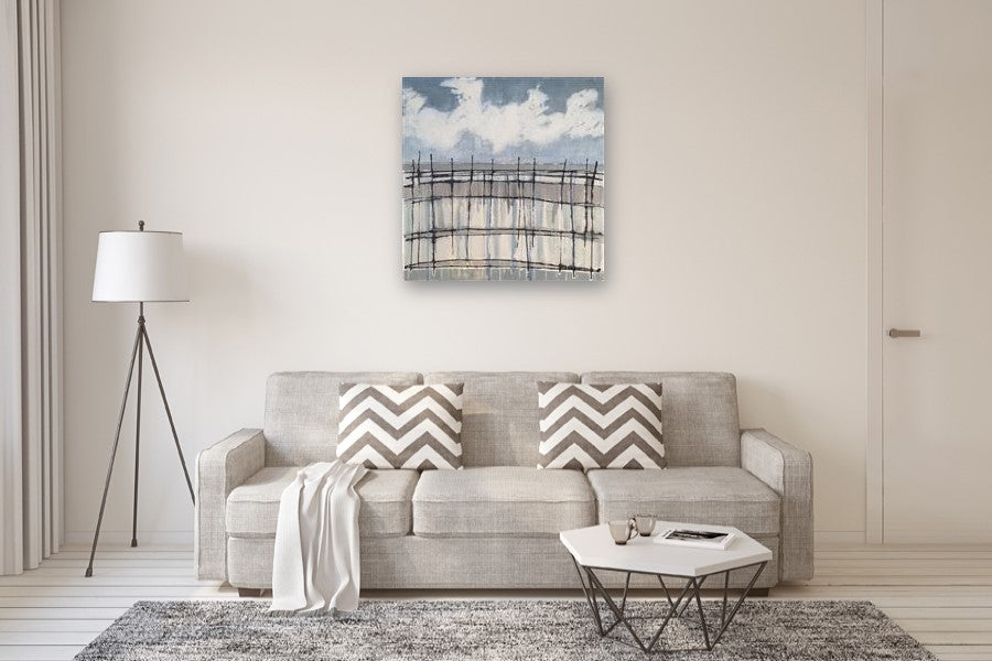 Cloudy Day I by Pat Forbes |  In Room View of Artwork 