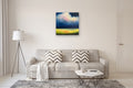 Original art for sale at UGallery.com | Evening Marsh Storm by Nancy Hughes Miller | $960 | oil painting | 30' h x 30' w | thumbnail 5