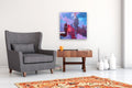 Original art for sale at UGallery.com | Never Looking Back by Gena Brodie Robbins | $1,350 | acrylic painting | 24' h x 24' w | thumbnail 5