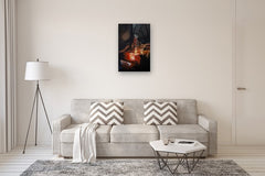 Original art for sale at UGallery.com | Interior, Sunset by John Kelly | $3,500 | oil painting | 32' h x 21' w | thumbnail 5