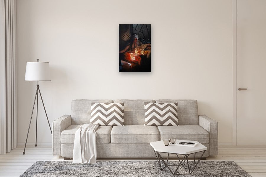 Interior, Sunset by John Kelly |  In Room View of Artwork 