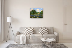 Original art for sale at UGallery.com | Easter Again by David Forks | $2,925 | acrylic painting | 24' h x 30' w | thumbnail 5