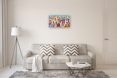 Original art for sale at UGallery.com | Late September Sun by Allen Wittert | $1,900 | acrylic painting | 17.85' h x 31.5' w | thumbnail 5
