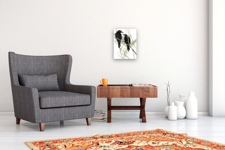 A Quiet Conversation by Suren Nersisyan |  In Room View of Artwork 