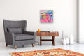 Original art for sale at UGallery.com | Dream Land Field by Patrick O'Boyle | $700 | mixed media artwork | 18' h x 18' w | thumbnail 5
