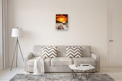 Original art for sale at UGallery.com | Between Fire and Ice by Art Clark | $1,625 | oil painting | 22' h x 28' w | thumbnail 5