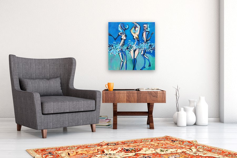 Rhythmic Dance by Diana Elena Chelaru |  In Room View of Artwork 