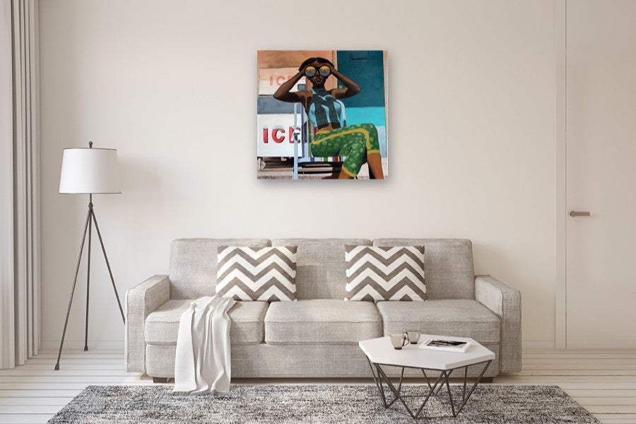 Ice by Duane Brown |  In Room View of Artwork 