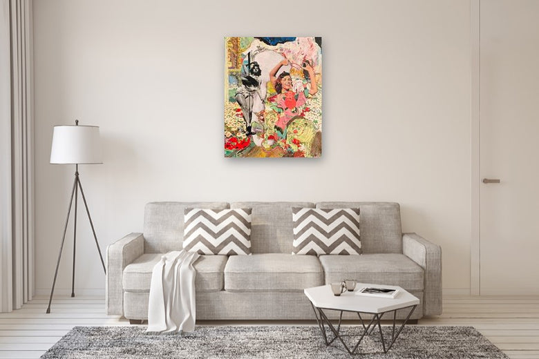 Flesh and Flame by Hope Rambo |  In Room View of Artwork 