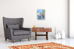 Original art for sale at UGallery.com | Petaluma Alley by Catherine McCargar | $725 | acrylic painting | 16' h x 12' w | thumbnail 5