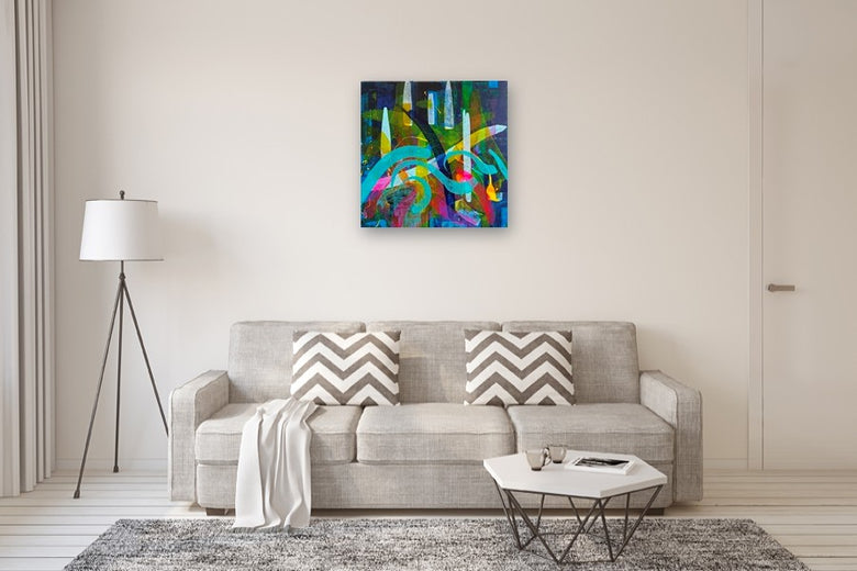 Nighttime Stories by Tim Engelhardt |  In Room View of Artwork 