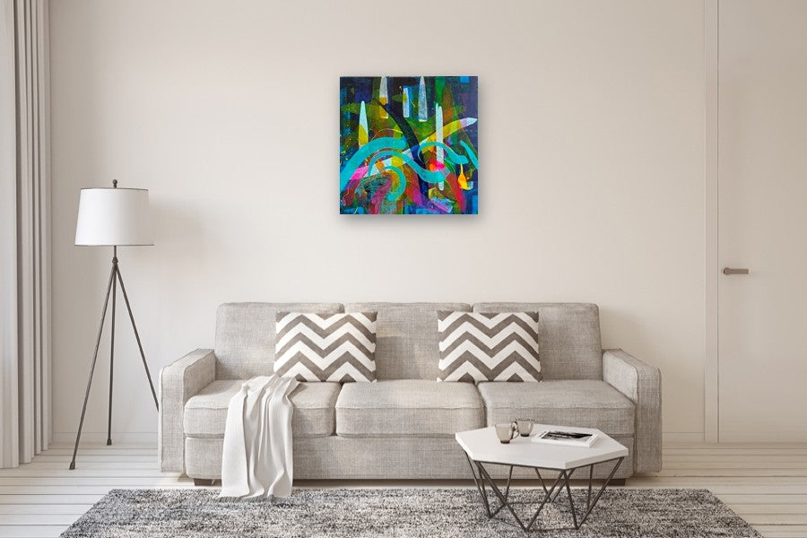 Nighttime Stories by Tim Engelhardt |  In Room View of Artwork 