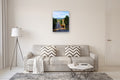 Original art for sale at UGallery.com | Tuscan Morning, Light on the Road by Elizabeth Garat | $1,625 | oil painting | 30' h x 24' w | thumbnail 5