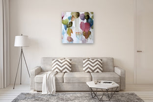Blossom Evolution III by Naoko Paluszak |  In Room View of Artwork 