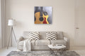 Original art for sale at UGallery.com | The Nest of a Songbird by Jennifer Ross | $1,875 | oil painting | 36' h x 36' w | thumbnail 5