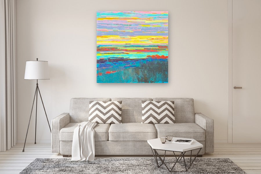 Horizon in Bloom by Srinivas Kathoju |  In Room View of Artwork 