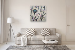 Original art for sale at UGallery.com | The Nest of New Beginnings by Jennifer Ross | $1,900 | oil painting | 36' h x 36' w | thumbnail 5