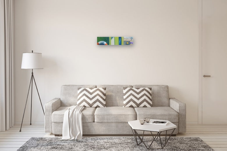 Geometrie in Riva Al Mare N. 2 by Tito Rossini |  In Room View of Artwork 