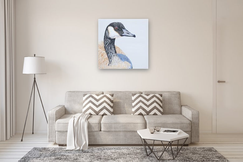 Canada Goose #1 by Emil Morhardt |  In Room View of Artwork 