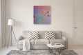 Original art for sale at UGallery.com | Rainbow of the Fallen World by Wes Sumrall | $1,575 | oil painting | 38' h x 36' w | thumbnail 5