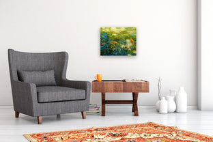 Sun Dappled Koi by Onelio Marrero |  In Room View of Artwork 