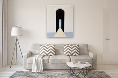 Original art for sale at UGallery.com | Fragments Monument I Where Day Never Ends by Jian Ma (Jane M.) | $3,100 | oil painting | 47' h x 39' w | thumbnail 5