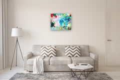 Original art for sale at UGallery.com | Coral Reef by Autumn Rose | $750 | acrylic painting | 24' h x 30' w | thumbnail 5