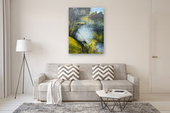 Original art for sale at UGallery.com | Dawn Refuge by Theresa Andreas-O'Leary | $6,100 | acrylic painting | 48' h x 36' w | thumbnail 5