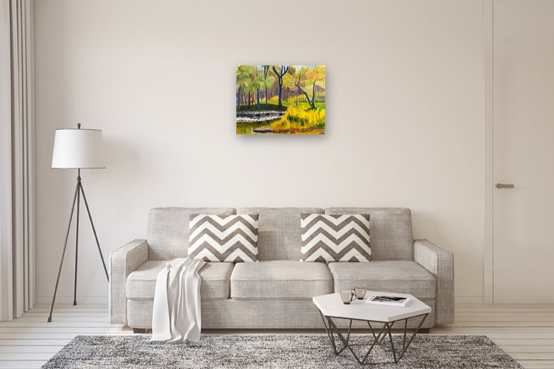 Morning in Mid May by Robert Hofherr |  In Room View of Artwork 