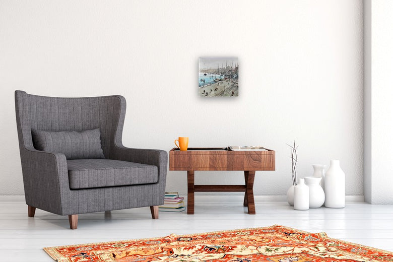 The Blue Mosque by Maximilian Damico |  In Room View of Artwork 