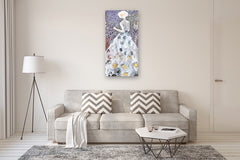 Original art for sale at UGallery.com | Dotted by Mary Pratt | $2,700 | oil painting | 48' h x 24' w | thumbnail 5