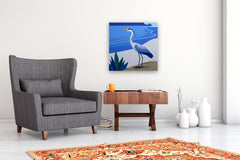 Original art for sale at UGallery.com | Bird. Watching by Guigen Zha | $1,550 | acrylic painting | 24' h x 24' w | thumbnail 5