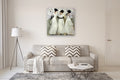 Original art for sale at UGallery.com | Girls in White Dresses by Mary Pratt | $3,000 | oil painting | 40' h x 40' w | thumbnail 5