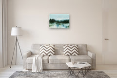 Original art for sale at UGallery.com | Quiet Beauty in Nature by Ronda Waiksnis | $750 | oil painting | 22' h x 30' w | thumbnail 5