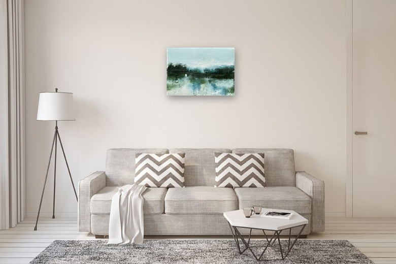 Quiet Beauty in Nature by Ronda Waiksnis |  In Room View of Artwork 