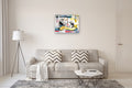 Original art for sale at UGallery.com | viDA pLEna by Juan Gabriel Perez Botero aka JUGA | $775 | mixed media artwork | 23.6' h x 31.4' w | thumbnail 5