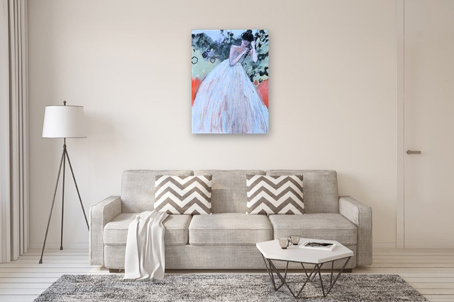 Resting by Mary Pratt |  In Room View of Artwork 