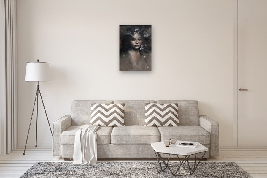 Whisper of White by Mara Light |  In Room View of Artwork 