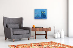 Original art for sale at UGallery.com | Gerald and The New Friend by Andrea Doss | $525 | acrylic painting | 16' h x 20' w | thumbnail 5